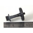 R 7405 UN AXE DE RENVOIE 20 mm PIGNON 10 DENTS COURONNE ET CIRCLIP JOUEF HO
