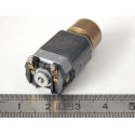 REF 18044 - PETIT MOTEUR BUHLER SIMPLE AXE + VOLANT INERTIE POULIE HO