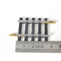 4756 DEUX RAILS DROIT 1/6 - 5 TRAVERSES 37 mm NEUF JOUEF - HO