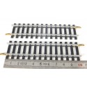 réf 4753 JOUEF 4 RAILS DEMI DROITE 14 TRAVERS 104 mm ACIER HO