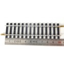 réf 4753 JOUEF 4 RAILS DEMI DROITE 14 TRAVERS 104 mm ACIER HO