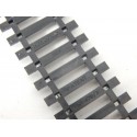 réf 4753 JOUEF 4 RAILS DEMI DROITE 14 TRAVERS 104 mm ACIER HO
