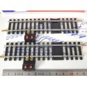 REF 4852 JOUEF 2 RAILS DROITS 1 COUPURE PLUS PRISE D'ALIMENTATION BOITE BBR HO