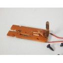Réf 18059 UN ROCO PLATINE AVEC LEDS DE LOCOMOTIVE BB 63000 EN METAL HO
