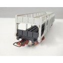 JOUEF WAGON STVA GRIS + 6 VOITURES JOUEF HO EN BON ETAT HO SANS BOITE N°3