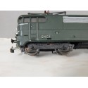 JOUEF LOCOMOTIVE BB 9201 VERTE CHASSIS METAL ROUES BRUNIES MOT 5 POLES HO