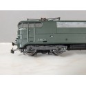 JOUEF LOCOMOTIVE BB 9201 VERTE CHASSIS METAL ROUES BRUNIES MOT 5 POLES HO
