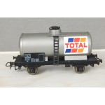 JOUEF WAGON CITERNE GRIS TOTAL ECHELLE METAL JOUEF HO SANS BOITE