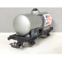 JOUEF WAGON CITERNE GRIS TOTAL ECHELLE METAL JOUEF HO SANS BOITE