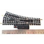 JOUEF 4184 UN AIGUILLAGE R 385 ELECTRIQUE A BORNIER DERIVE DROITE RAILS ACIER HO