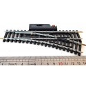 JOUEF 4184 UN AIGUILLAGE ELECTRIQUE A BORNIER DERIVE DROITE RAILS ACIER - HO