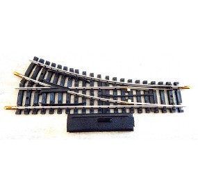 4084 UN AIGUILLAGE JOUEF RAILS ACIER MANUEL DERIVE DROITE - HO