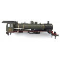 R 15283 - LILIPUT CAISSE POUR LOCOMOTIVE VAPEUR 230 F VERTE ET NOIR HO