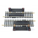 JOUEF ref 4781 LOT DE 2 RAILS DE COMMANDE A DISTANCE RAILS MAILLECHORT HO