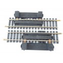 JOUEF ref 4781 LOT DE 2 RAILS DE COMMANDE A DISTANCE RAILS MAILLECHORT HO
