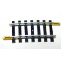 R 4874 2 RAILS COURBE R 385 - 7 TRAVERSES RAILS ACIER HO