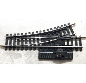 JOUEF AIGUILLAGE ANCIEN RAILS ACIER MANUEL A LEVIER DERIVE GAUCHE R 325 - HO