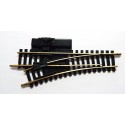 JOUEF AIGUILLAGE ANCIEN RAILS LAITON MANUEL A LEVIER DERIVE GAUCHE R 325 - HO