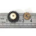 REF 18100 - JOUEF PIGNON DE RENVOIE + COURONNE DE LOCOMOTIVE VAPEUR 231 C 60 HO