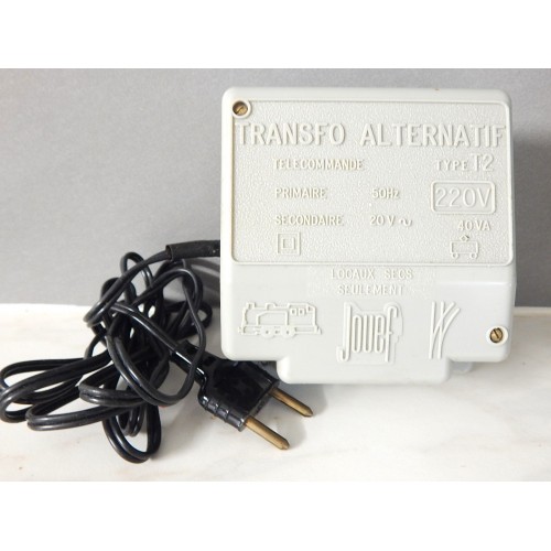 REF 9940 JOUEF TYPE T2 TRANSFORMATEUR CA 20 VOLTS JOUEFMATIC HO SANS BOITE