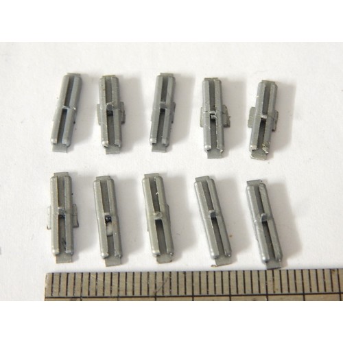 Réf 12722 LOT DE 10 ECLISSES ISOLANTES ROCO POUR RAILS CODE 100 HO