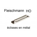 FLEISCHMANN 6436 HO LOT DE 40 ECLISSES POUR RAILS CODE 100 FLEISCHAMANN HO
