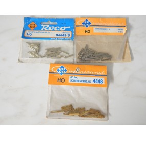 ROCO TROIS SACHETS DE 30 ECLISSES REF 04449 - 4449 - 4448 - HO