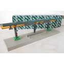 ref 6910 MAQUETTE QUAI COUVERT AVEC ACCESSOIRES EN BOITE ETAT NEUF HO