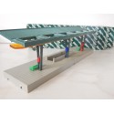 ref 6910 MAQUETTE QUAI COUVERT AVEC ACCESSOIRES EN BOITE ETAT NEUF HO