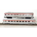 Ref 18126 JOUEF LOT DE 2 VOITURES VOYAGEUR TEE SANS BOITE HO
