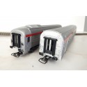 Ref 18126 JOUEF LOT DE 2 VOITURES VOYAGEUR TEE SANS BOITE HO