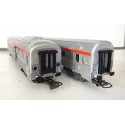 Ref 18126 JOUEF LOT DE 2 VOITURES VOYAGEUR TEE SANS BOITE HO