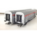 Ref 18126 JOUEF LOT DE 2 VOITURES VOYAGEUR TEE SANS BOITE HO