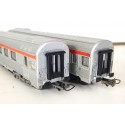 Ref 18126 JOUEF LOT DE 2 VOITURES VOYAGEUR TEE SANS BOITE HO