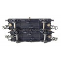 HORNBY LOT DE 2 WAGONS A ESSIEUX TRANSPORT DE LAITS SNCF HO SANS BOITE