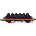 HORNBY WAGON PLAT TRANSPORT D'ESSIEUX HO SANS BOITE