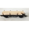HORNBY WAGON PLAT A RANCHERS TRANSPORT DE PLANCHES HO SANS BOITE