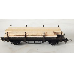 HORNBY WAGON PLAT A RANCHERS TRANSPORT DE PLANCHES HO SANS BOITE