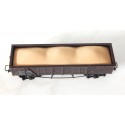 HORNBY WAGON TOMBEREAU A BOGIES + CHARGEMENT DE SABLE HO SANS BOITE