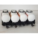 Réf 18165 LOT DE 4 WAGON CITERNE PRIMAGAZ A ESSIEUX HORNBY SANS BOITE HO
