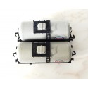 Réf 18166 LOT DE 2 WAGONS CITERNES ESSO GRIS A ESSIEUX HORNBY SANS BOITE HO