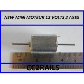 mini moteur 12 volts double axes pour locomotive jouef ou autre marque ho 
