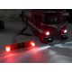 Module Éclairage inversé leds bi-couleur 3mm blanc rouge ho 25 mm