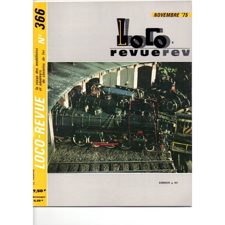 Loco revue n°366 de Novembre 1975