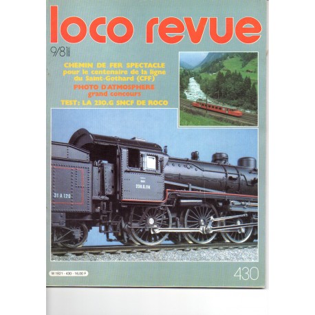 Loco revue n°430 de Septembre 1981