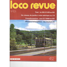 Loco revue n°452 de Septembre 1983