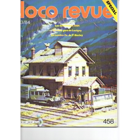 Loco revue n°458 de Mars 1984