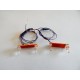 Module Éclairage inversé leds bi-couleur blanc rouge 2 mm canon ho 
