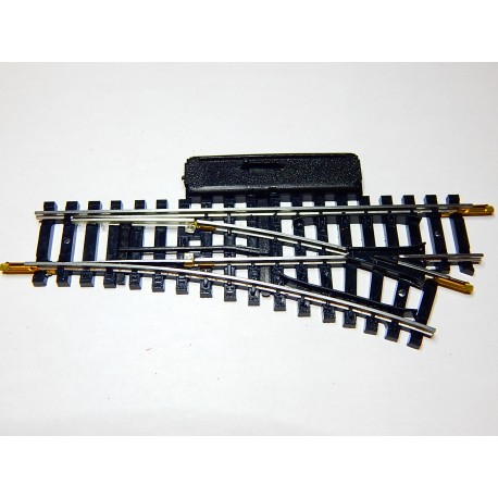 4044 UN AIGUILLAGE MANUEL DROITE NEUF R 325 RAILS ACIER JOUEF HO 