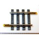 4758 DEUX RAILS DROIT 1/8 QUTRE TRAVERS 29?5 mm NEUF JOUEF - HO